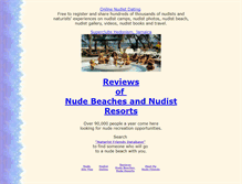 Tablet Screenshot of beachnude.org